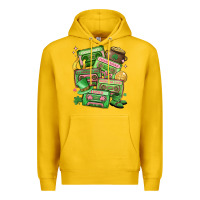 Lemon st patrick's day cassette tapes Premium Hoodie - MaliasSmallBusiness