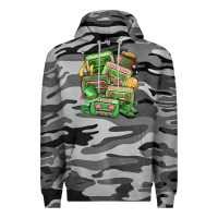 Slate Camo st patrick's day cassette tapes Premium Hoodie - MaliasSmallBusiness