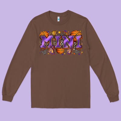 Mini Basketball Long Sleeve Tee Designed By Zillion Design Studio