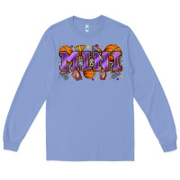Colony Blue mini basketball Long Sleeve Tee - Zillion Design Studio