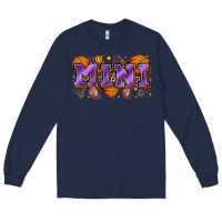 Navy mini basketball Long Sleeve Tee - Zillion Design Studio