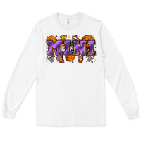White mini basketball Long Sleeve Tee - Zillion Design Studio