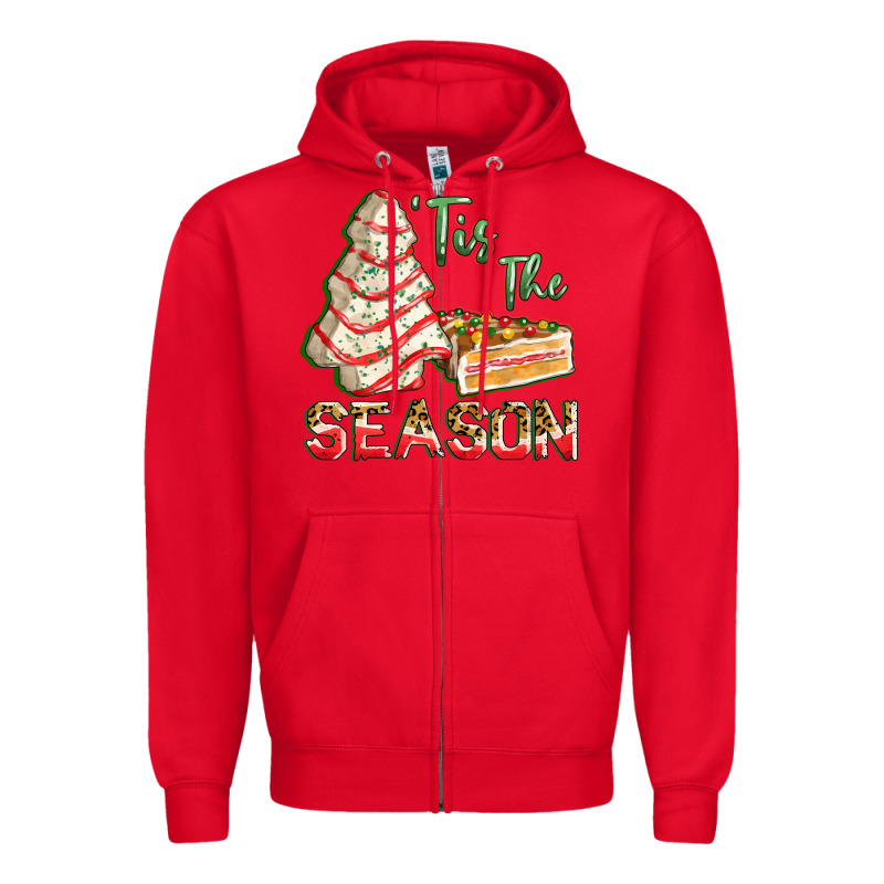 Tis The Season Zipper Hoodie by FaDigitalArtStudio | Teevron