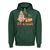 Sports Green tis the season Zipper Hoodie - FaDigitalArtStudio
