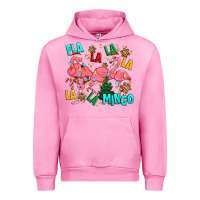 Fuchsia Pink christmas fla la la la la mingo Urban Hoodie - MaliasSmallBusiness