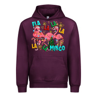 Mauve Wine christmas fla la la la la mingo Urban Hoodie - MaliasSmallBusiness