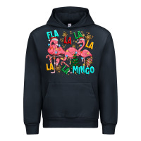 Navy christmas fla la la la la mingo Urban Hoodie - MaliasSmallBusiness