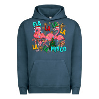 Pigment Midnight Navy christmas fla la la la la mingo Urban Hoodie - MaliasSmallBusiness