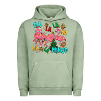 Pigment Oil Green christmas fla la la la la mingo Urban Hoodie - MaliasSmallBusiness