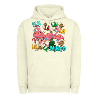 Pigment Pistachio christmas fla la la la la mingo Urban Hoodie - MaliasSmallBusiness