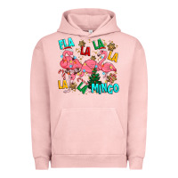 Pigment Salmon christmas fla la la la la mingo Urban Hoodie - MaliasSmallBusiness