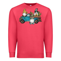 Cardinal western gnomes truck sunflowers cactus gemstone leopard glitter serape Premium Sweatshirt - Artiststas
