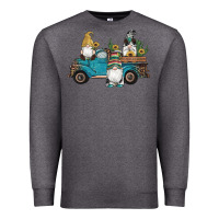 Charcoal Heather western gnomes truck sunflowers cactus gemstone leopard glitter serape Premium Sweatshirt - Artiststas