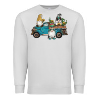 Dove Grey western gnomes truck sunflowers cactus gemstone leopard glitter serape Premium Sweatshirt - Artiststas