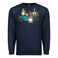 Navy western gnomes truck sunflowers cactus gemstone leopard glitter serape Premium Sweatshirt - Artiststas