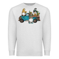 Oatmeal Heather western gnomes truck sunflowers cactus gemstone leopard glitter serape Premium Sweatshirt - Artiststas