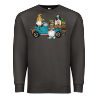 Smoke western gnomes truck sunflowers cactus gemstone leopard glitter serape Premium Sweatshirt - Artiststas