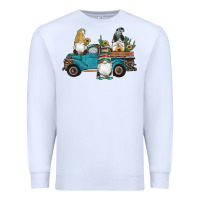 White western gnomes truck sunflowers cactus gemstone leopard glitter serape Premium Sweatshirt - Artiststas