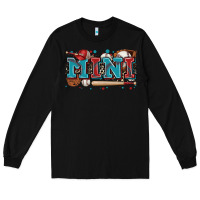 Black mini baseball Long Sleeve Tee - Zillion Design Studio