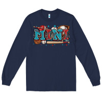 Navy mini baseball Long Sleeve Tee - Zillion Design Studio