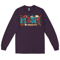 Plum mini baseball Long Sleeve Tee - Zillion Design Studio