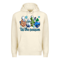 Sandshell tis the season christmas tree  cake winter and snowman Premium Hoodie - AdoDesignShop