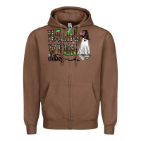 Chestnut halloween vibes Zipper Hoodie - CowhideDigitalArt