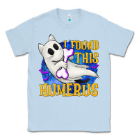 Dusty Blue I Found This Humerus Classic Tee - texasbilliewilder