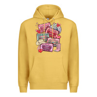 Antique Gold valentines day cassette tapes Premium Hoodie - MaliasSmallBusiness