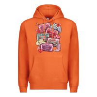 Carrot valentines day cassette tapes Premium Hoodie - MaliasSmallBusiness
