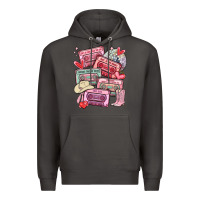 Smoke valentines day cassette tapes Premium Hoodie - MaliasSmallBusiness