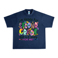 Navy I'm ready for second grade but is it ready for me Urban Heavy Tee - RanaPortraitStore