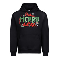 Black one merry nurse Urban Hoodie - MaliasSmallBusiness