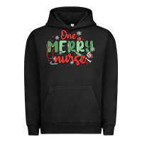 Pigment Black one merry nurse Urban Hoodie - MaliasSmallBusiness
