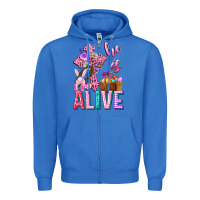 True Royal he is alive easter Zipper Hoodie - Neo Western