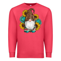 Cardinal western gnomes sunflowers gemstones leopard serape cowhide glitter Premium Sweatshirt - Artiststas