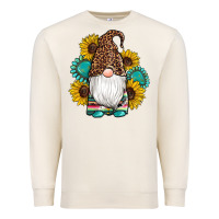 Sandshell western gnomes sunflowers gemstones leopard serape cowhide glitter Premium Sweatshirt - Artiststas