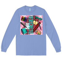 Colony Blue teacher Long Sleeve Tee - AdoDesignShop