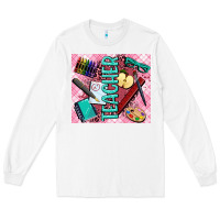 White teacher Long Sleeve Tee - AdoDesignShop