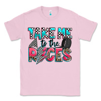 Bubblegum Pink take me to the races Classic Tee - Zillion Design Studio