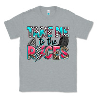 Heather Grey take me to the races Classic Tee - Zillion Design Studio