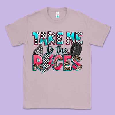 Take Me To The Races Classic Tee Designed By Zillion Design Studio