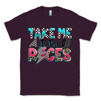 Plum take me to the races Classic Tee - Zillion Design Studio