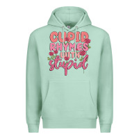 Seafoam cupid rhymes with stupid Premium Hoodie - MaliasSmallBusiness