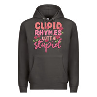 Smoke cupid rhymes with stupid Premium Hoodie - MaliasSmallBusiness