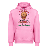 Fuchsia Pink mrs claus the north pole gingerbread bakery real g Urban Hoodie - MaliasSmallBusiness