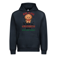 Navy mrs claus the north pole gingerbread bakery real g Urban Hoodie - MaliasSmallBusiness