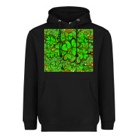 Black shamrock bomb Heavyweight Hoodie - AdoDesignShop