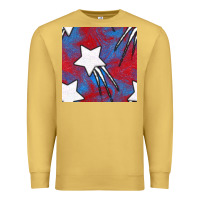 Antique Gold Glitter 4th Of July Seamless Pattern Premium Sweatshirt - BundleAndBundleShop