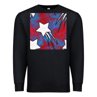Black Glitter 4th Of July Seamless Pattern Premium Sweatshirt - BundleAndBundleShop
